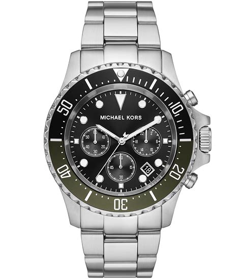 michael kors everest black|Michael Kors Everest Chronograph Black Dial Stainless Steel .